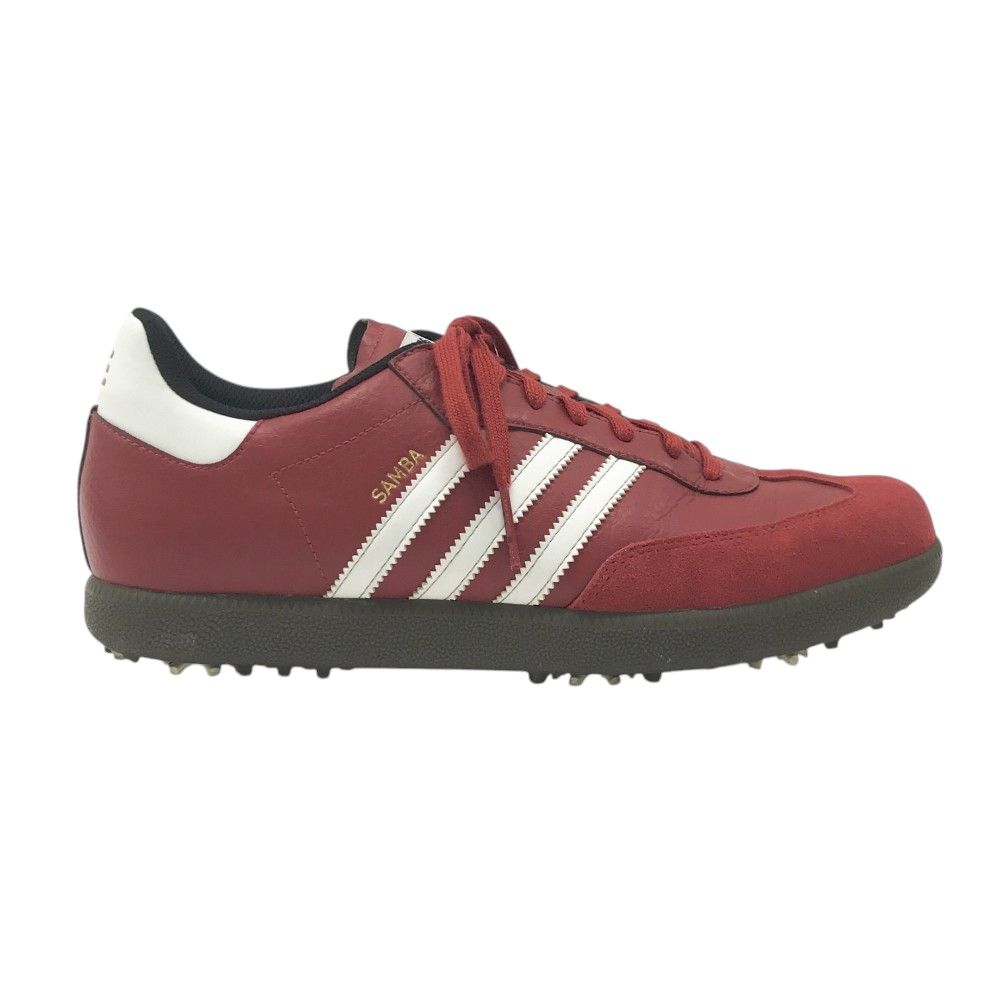 ADIDAS GOLF アディダスゴルフ 671586 SAMBA GOLF ゴルフシューズ  レッド系 27.5 [240101446457] ゴルフウェア メンズ ストスト ADIDAS GOLF アディダスゴルフ 671586 SAMBA GOLF ゴルフ