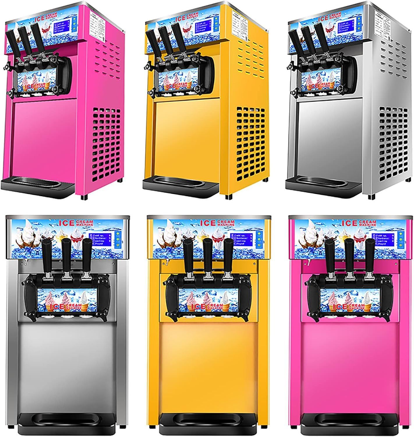 3 種類のフレーバーヨーグルトメーカー