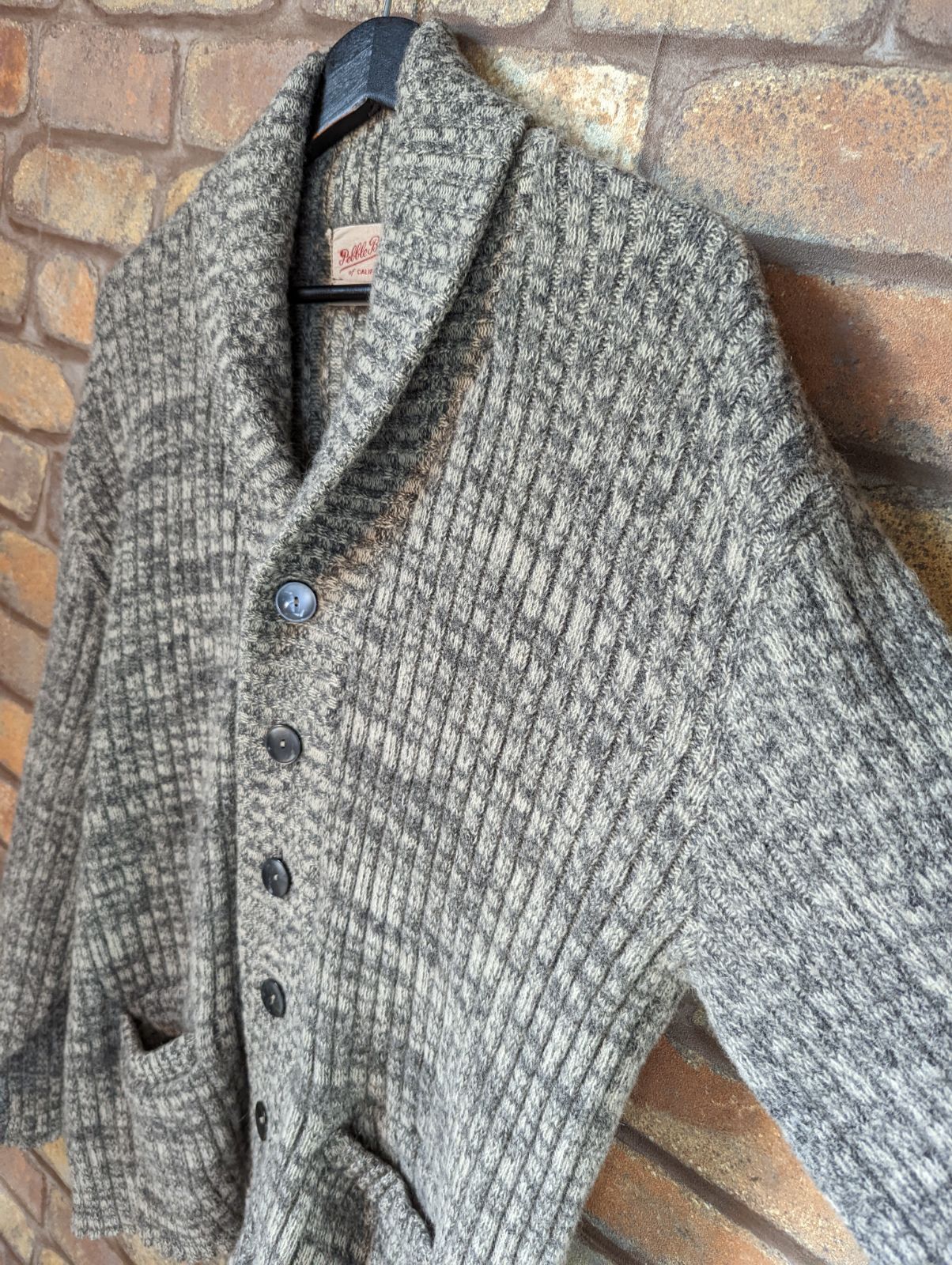 50s Vintage mohairビンテージ モヘア カーディガン グランジ 極美品 XL 60s BRENT ヴィンテージ モヘアカーディガン mohair