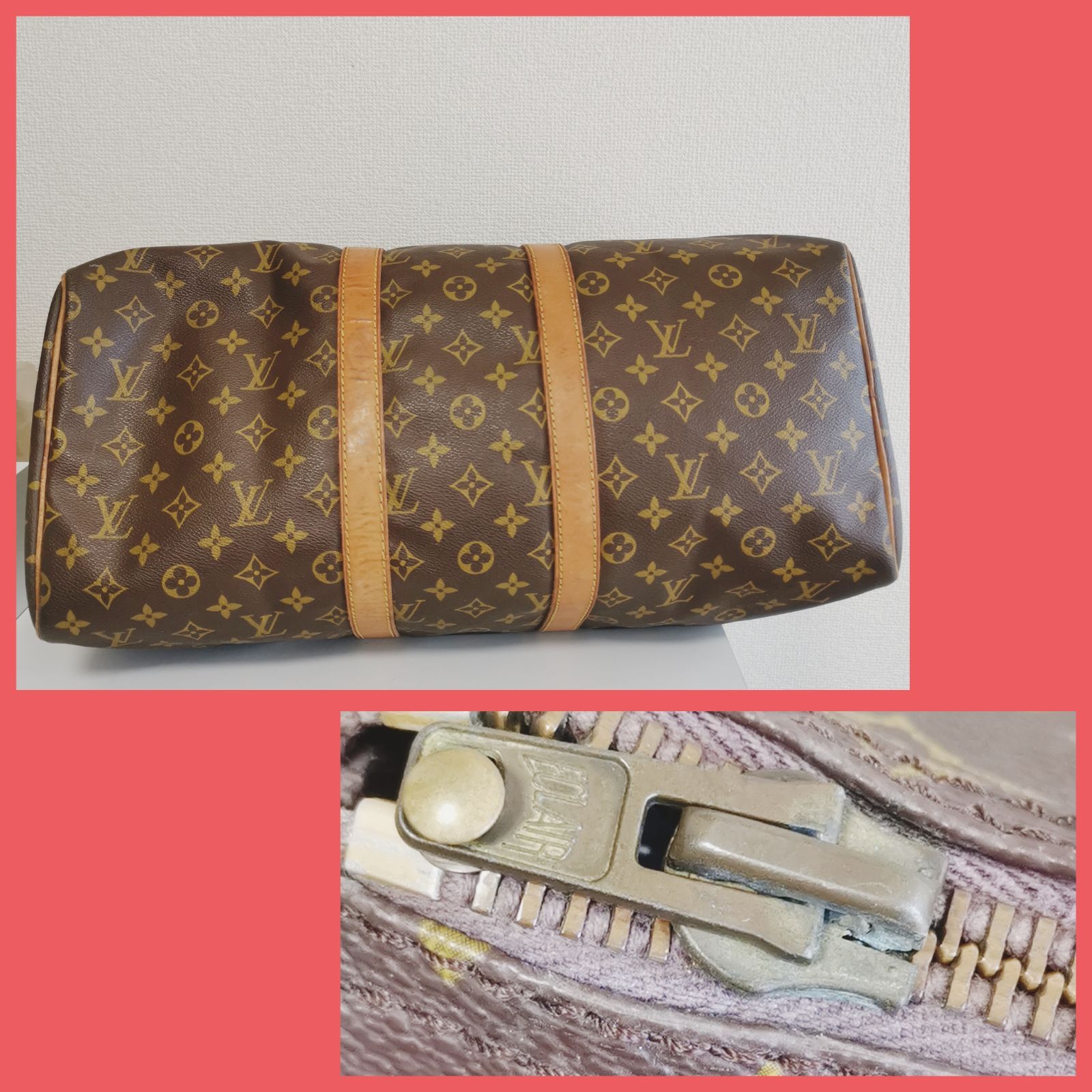 正規品】ルイヴィトンLOUIS VUITTON キーポル45 モノグラム柄