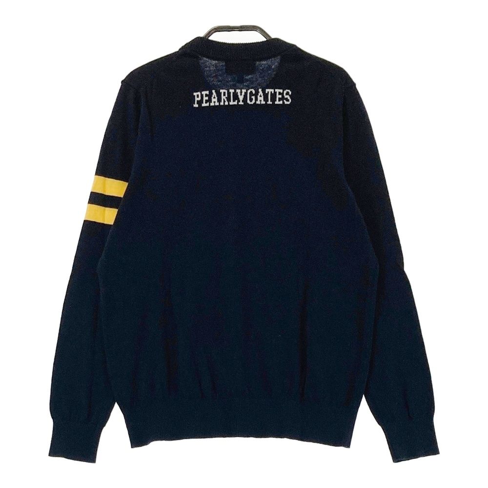 サイズ：0 PEARLY GATES パーリーゲイツ 2023年 ニット セーター  ネイビー系 [240101433527] ゴルフウェア レディース ストスト サイズ：0 PEARLY GATES パーリーゲイツ ニットセーター