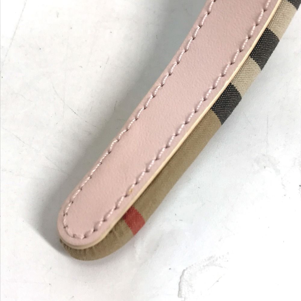 BURBERRY ノバチェック カチューシャ リボン BURBERRY バーバリー カチューシャ チェック リボン キャンバス