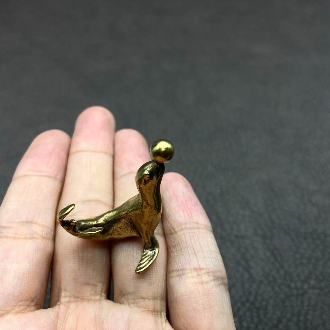 真鍮 置物 ビンテージ 風水 開運 金運 縁起物 ヴィンテージ レトロ