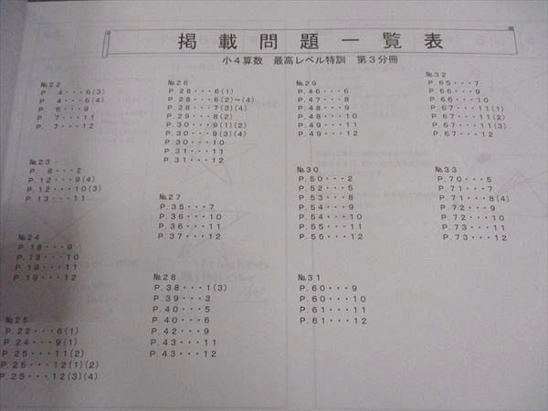 浜学園 小4 算数 最高レベル特訓問題集 『難問解説集』第3分冊 テキスト 状態良 2017 010s2D 浜学園 小4年 算数 最高レベル特訓問題集 難問解説集 第3分冊 No