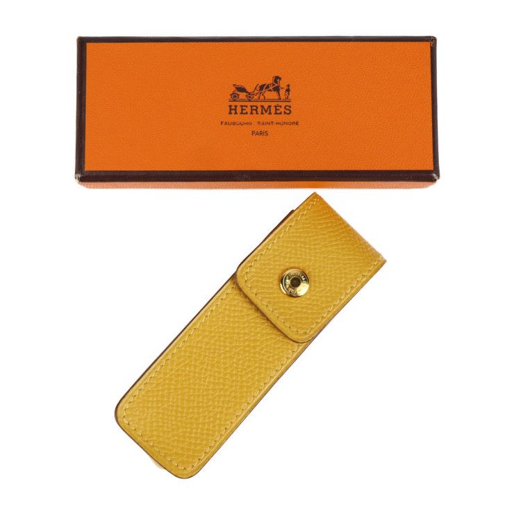 HERMES エルメス ガムケース その他小物 - クシュベル イエロー