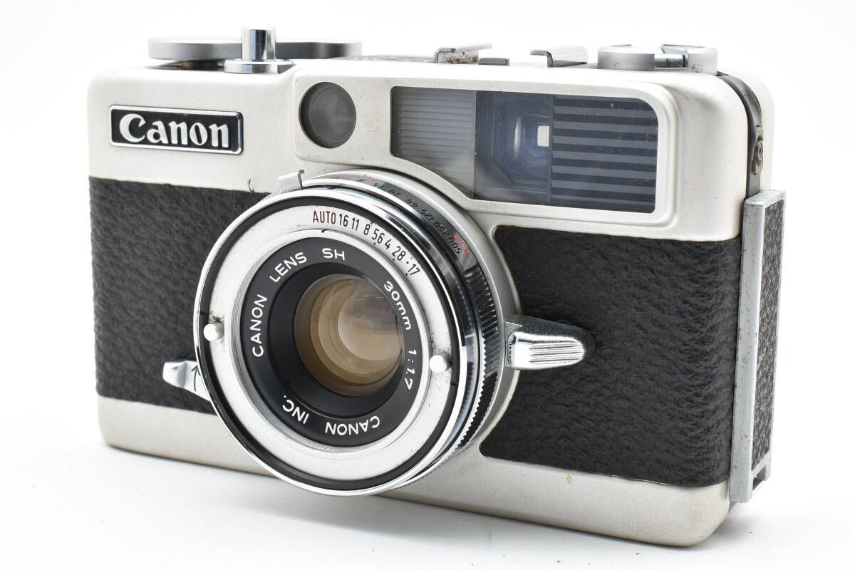 整備・実写済み⭐Canon Demi EE17⭐カーキ色の本革で東欧風に♪ 整備・実写済み⭐Canon Demi EE17⭐カーキ色の本革で東欧風