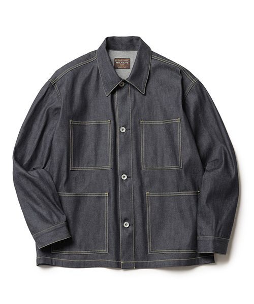 MR.OLIVE / 8oz LIGHT VINTAGE DENIM / UTILITY JACKET 8オンス