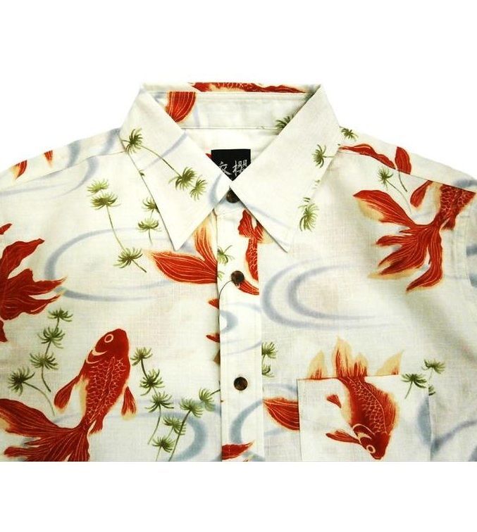 楽天市場】衣櫻 ころもざくら 和柄 半袖シャツ 日本製 MADE IN JAPAN