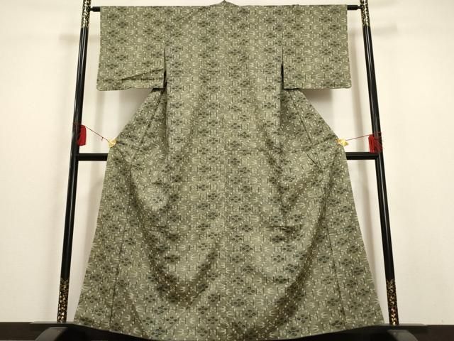 平和屋着物□上質な紬 琉球絣文様 正絹 逸品 AAAU1014iu - メルカリ 