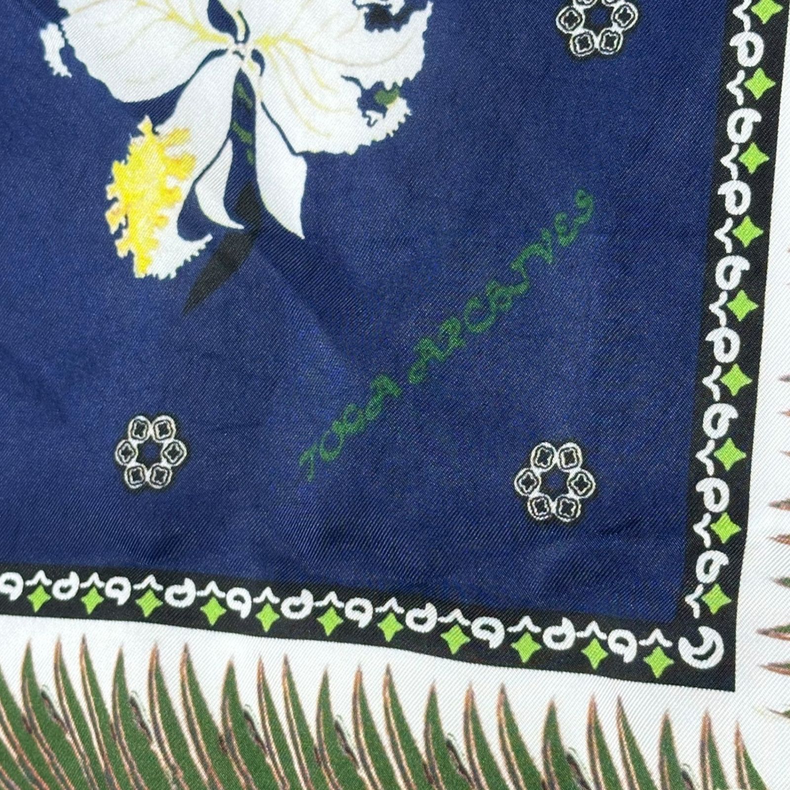 TOGA ARCHIVES フリンジ付きスカーフ TOGA ARCHIVES(トーガアーカイブス) Flower Print Scarf