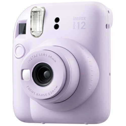 フィルム40枚付 富士フィルム チェキ12 instax mini12 ライラックパープル チェキカメラ12PURPLE