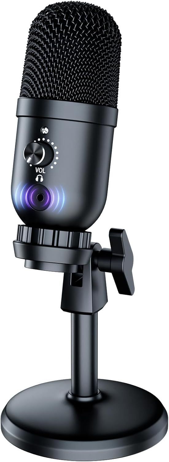 BuukBaag マイク コンデンサーマイク 192KHz|24bit ハイファイ音質·自動ノイズキャンセリング USB マイク pc 配信用 N30