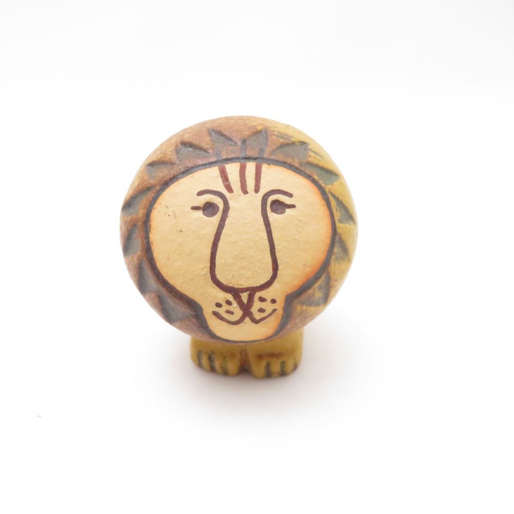 美品 Lisa Larson リサラーソン Africa Lion アフリカ ライオン