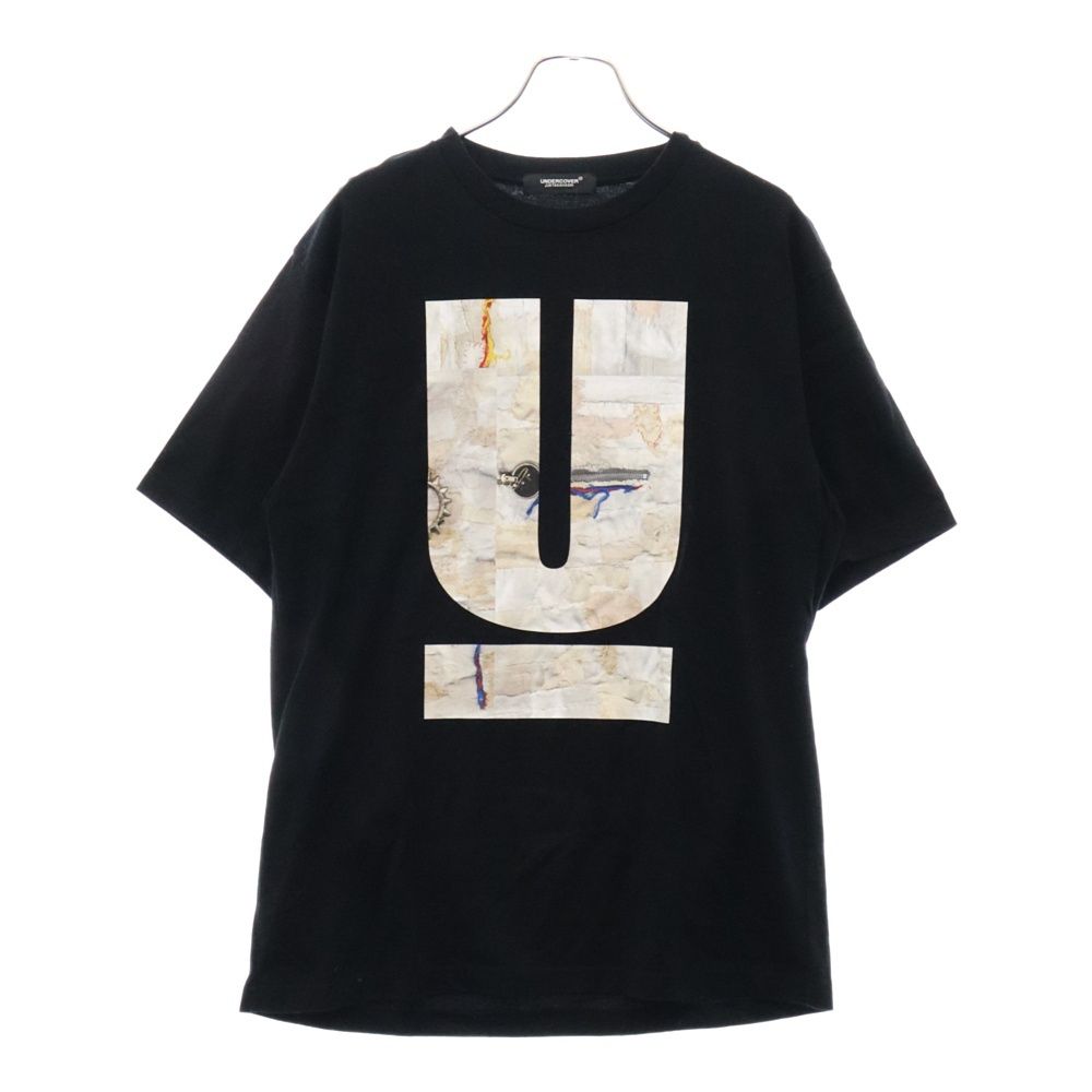 UNDERCOVER (アンダーカバー) 21SS TEE.U SCAB 30TH ANNIVERSARY Uロゴプリント半袖Tシャツ ブラック UCZ9813