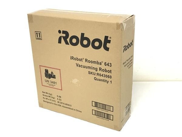 動作保証】iRobot Roomba 643 ルンバ ロボット掃除機 アイロボット 未開封 F8691530 - メルカリ