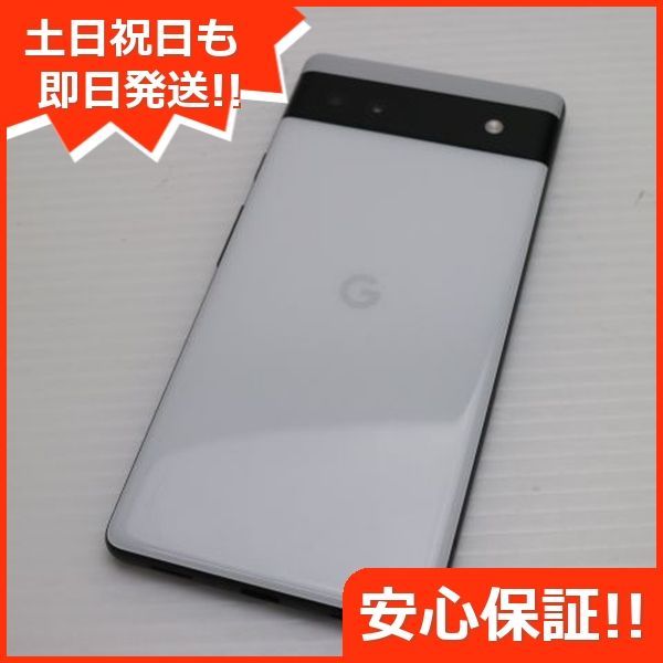 ANDROID - 新品同様 au Google Pixel 6a チョーク M222 新品同様 au Google Pixel 6a チョーク スマホ 白ロム 土日祝