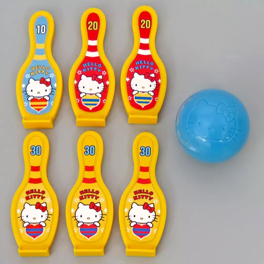 [Used] Happy Set Hello Kitty Mini Bowling Set “Hello Kitty Vol.1” Happy Set