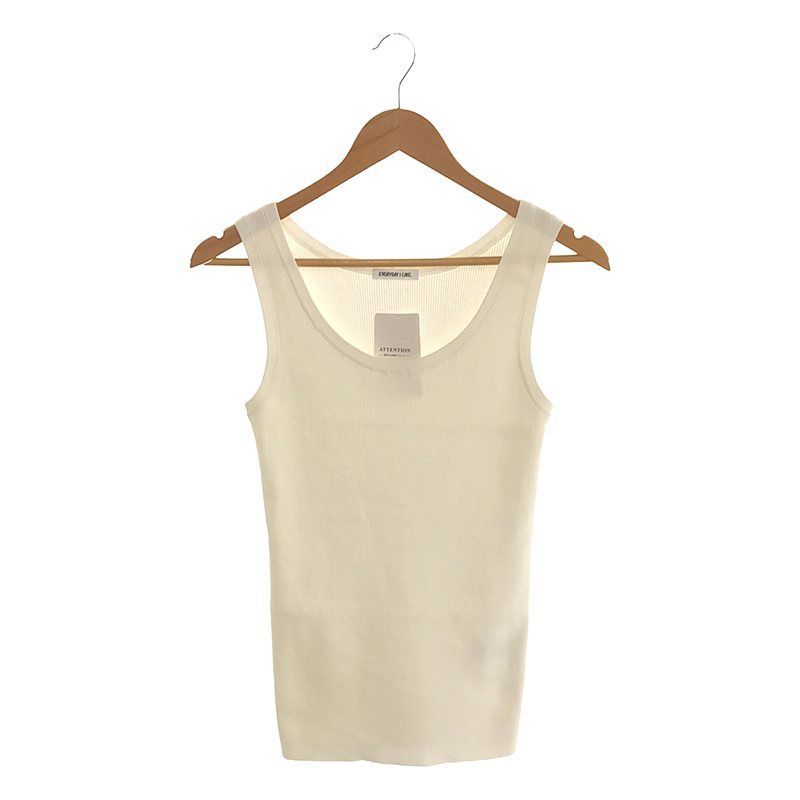 Deuxieme Classe / ドゥーズィエムクラス | 2021SS | EVERYDAY I LIKE. RIB TANK | F | レディース