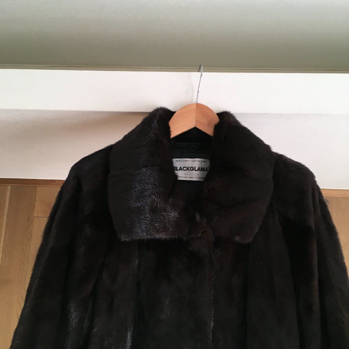 MOON CRESENT ムーンバット 逆毛ミンク ファージャケット ブラック系 MOON CRESENT ムーンバット 逆毛ミンク ファージャケット