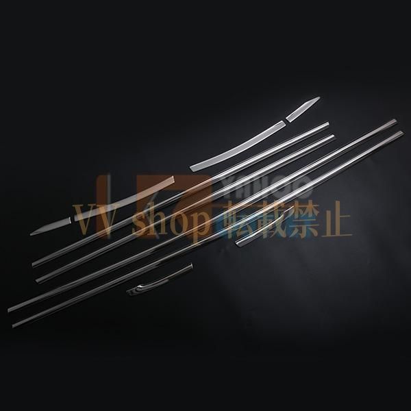 トヨタ プリウス 60系 5代目 1月 ウィンドウトリム ウェザーストリップモール ステンレス製 鏡面 カスタムパーツ 外装 10P 601 BRIGHTFACE_UK