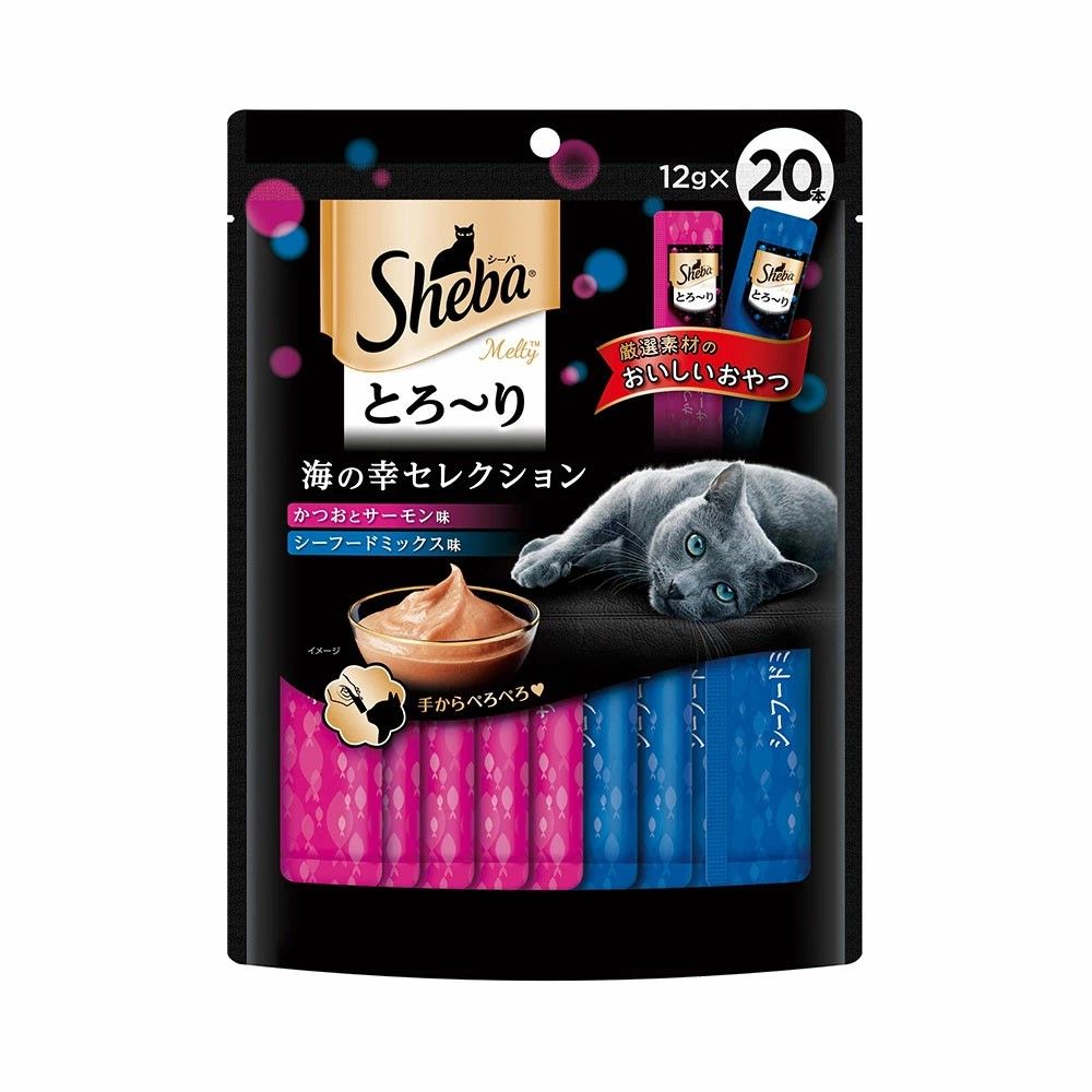 同梱不可 20個セット マースジャパンリミテッド シーバ とろ～り メルティ 海の幸セレクション 12g×20本