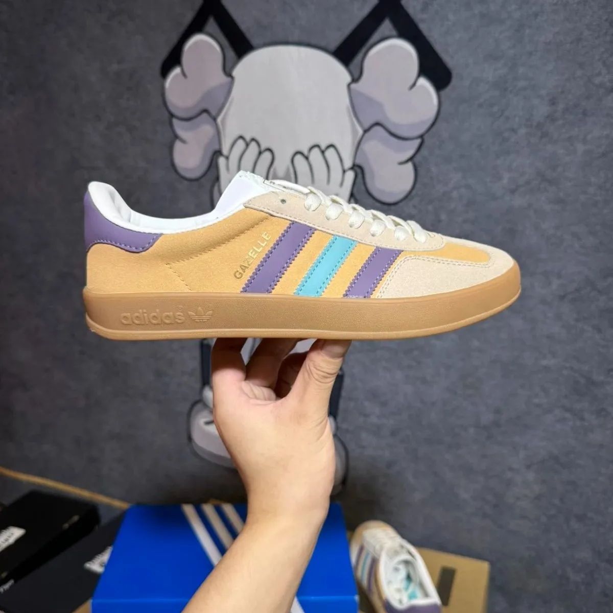 Adidas Gazelle Indoor Brown Almost Purple IG1636 アディダス スニーカー