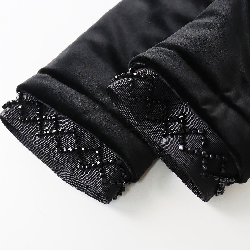 22年 定価13万 美品 フォクシー FOXEY 43162 JACKET INA VELOUR NOIR ベロアジャケット 38/ブラック【2400013849753】 22年 定価13万 美品 フォクシー FOXEY 43162 JACKET ALBERTINA VELOUR