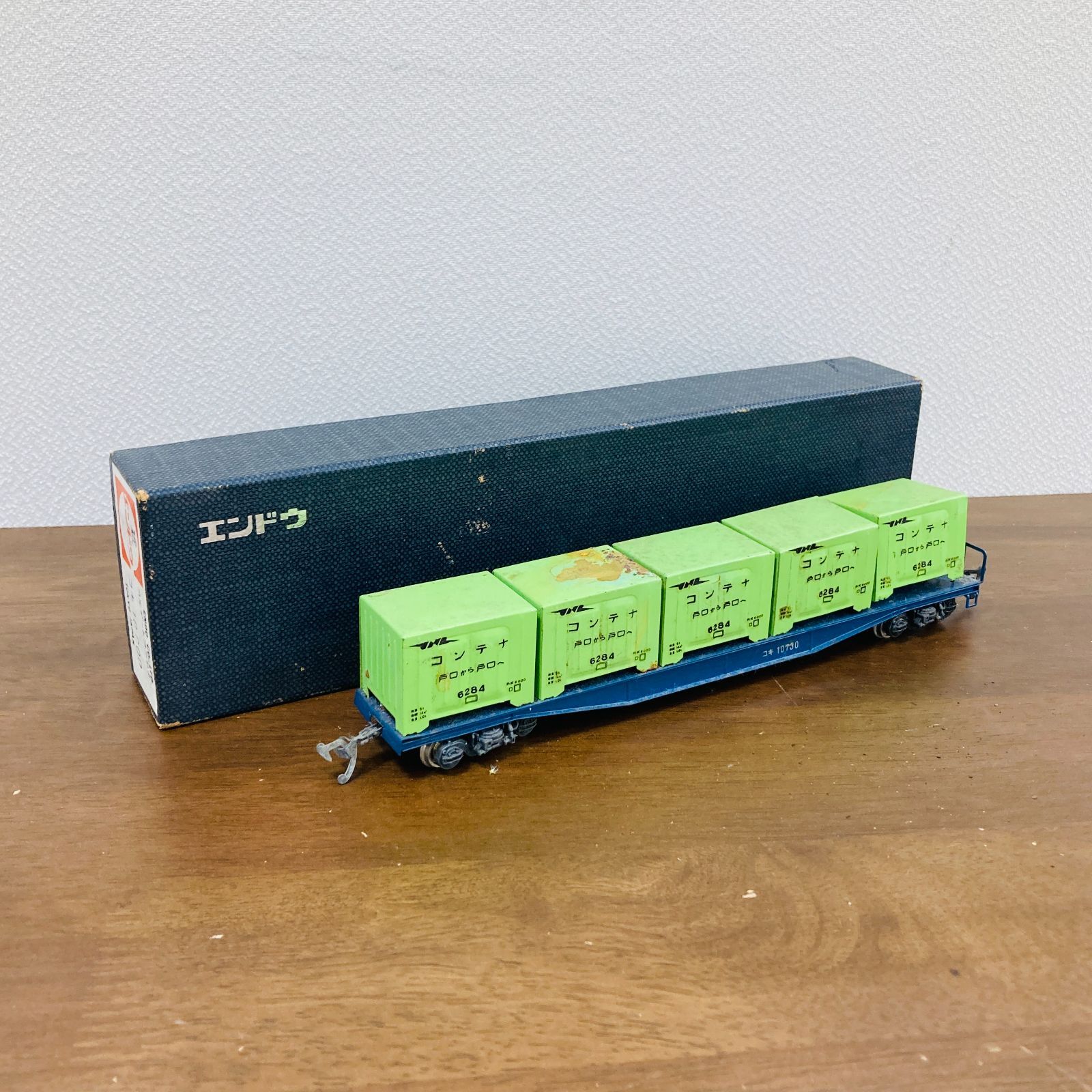 A【鉄道模型】エンドウ コキ10000 近鉄運輸 貨車 HOゲージ