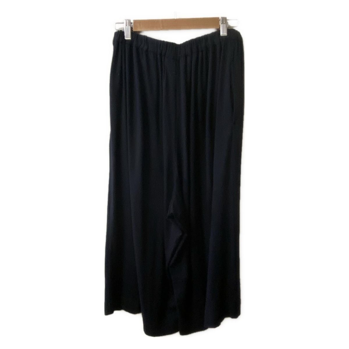 Y-3 ワイスリー パンツ サイズS レディース - 黒 クロップド 半端丈 ウエストゴム