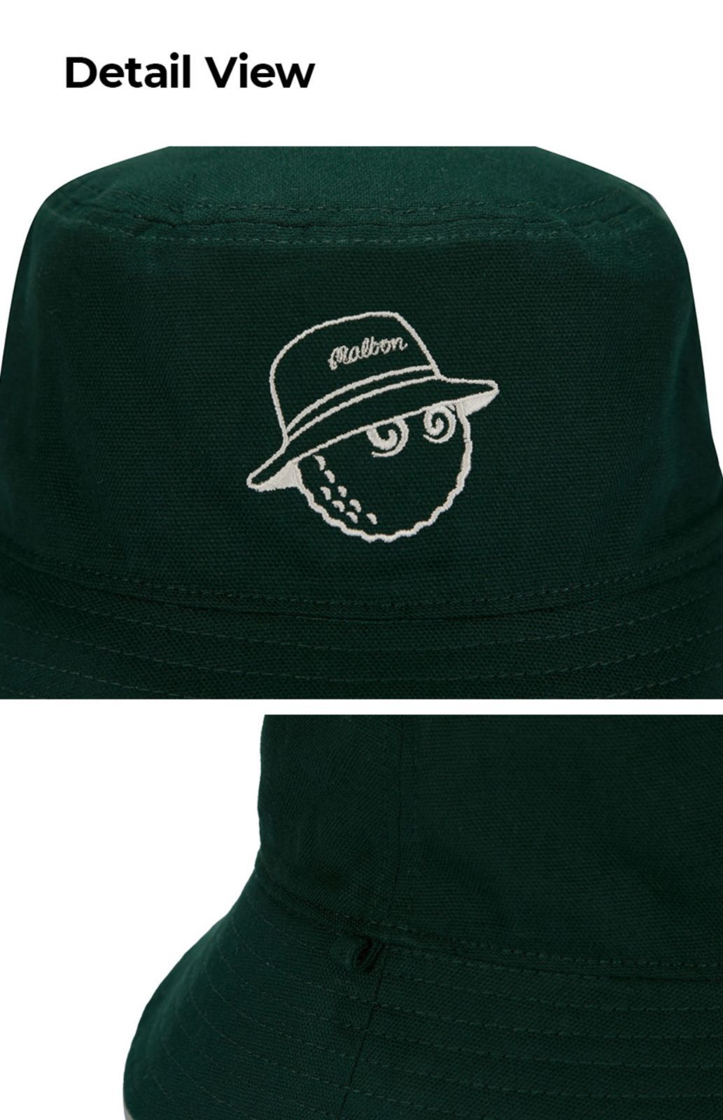 MALBON バケットハット ブラック 帽子 マルボン ハット ゴルフ MALBON バケットハット ブラック 帽子 マルボン ゴルフ MALBON 両面