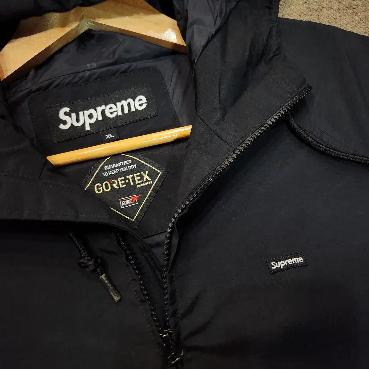 雷市場（ポンジャン）商品韓国直送】 Supreme(シュプリーム) 19ss ゴアテックス フード ハリントン ジャケット XL - メルカリ