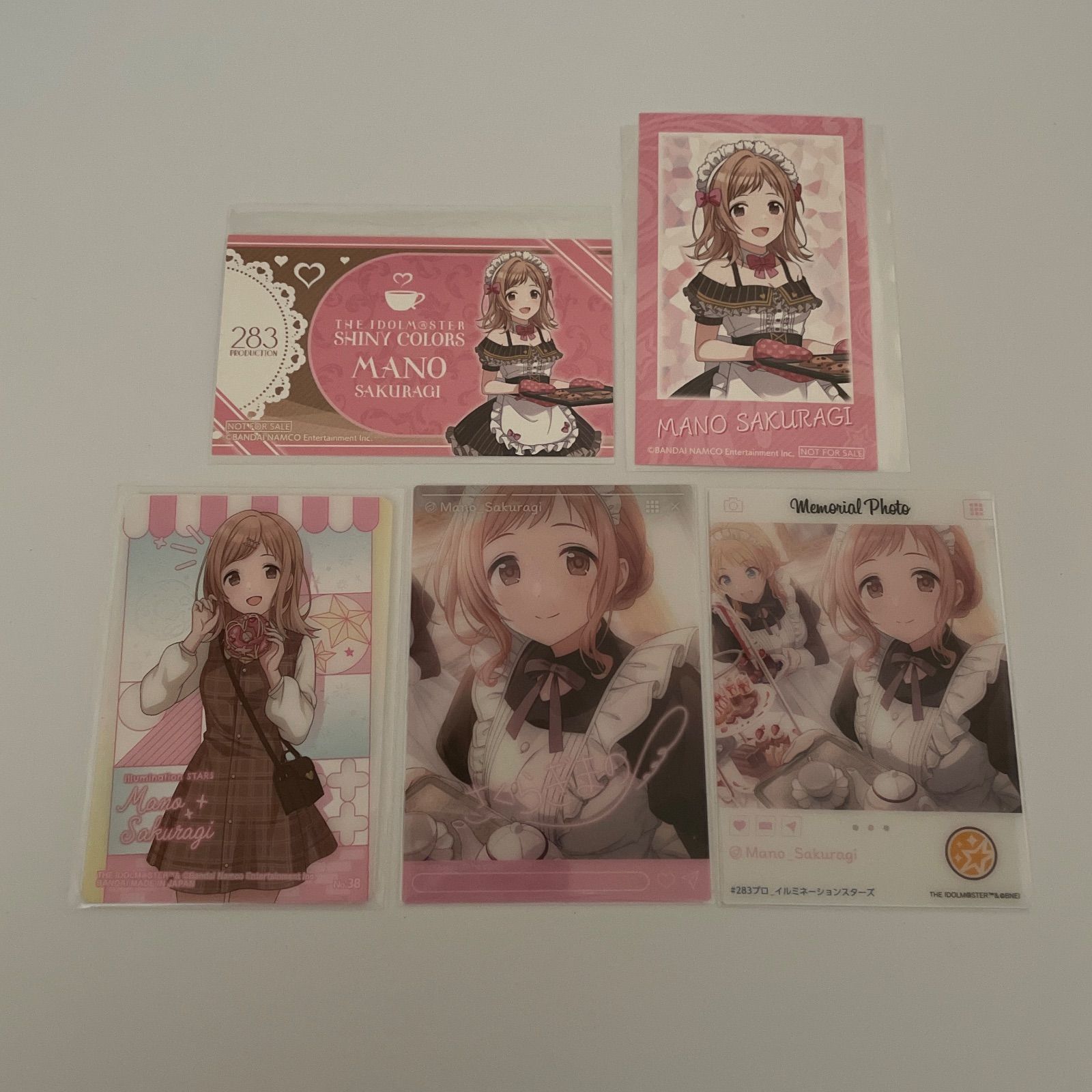 櫻木真乃 アイドルマスターシャイニーカラーズ カード計5点 id:8c7