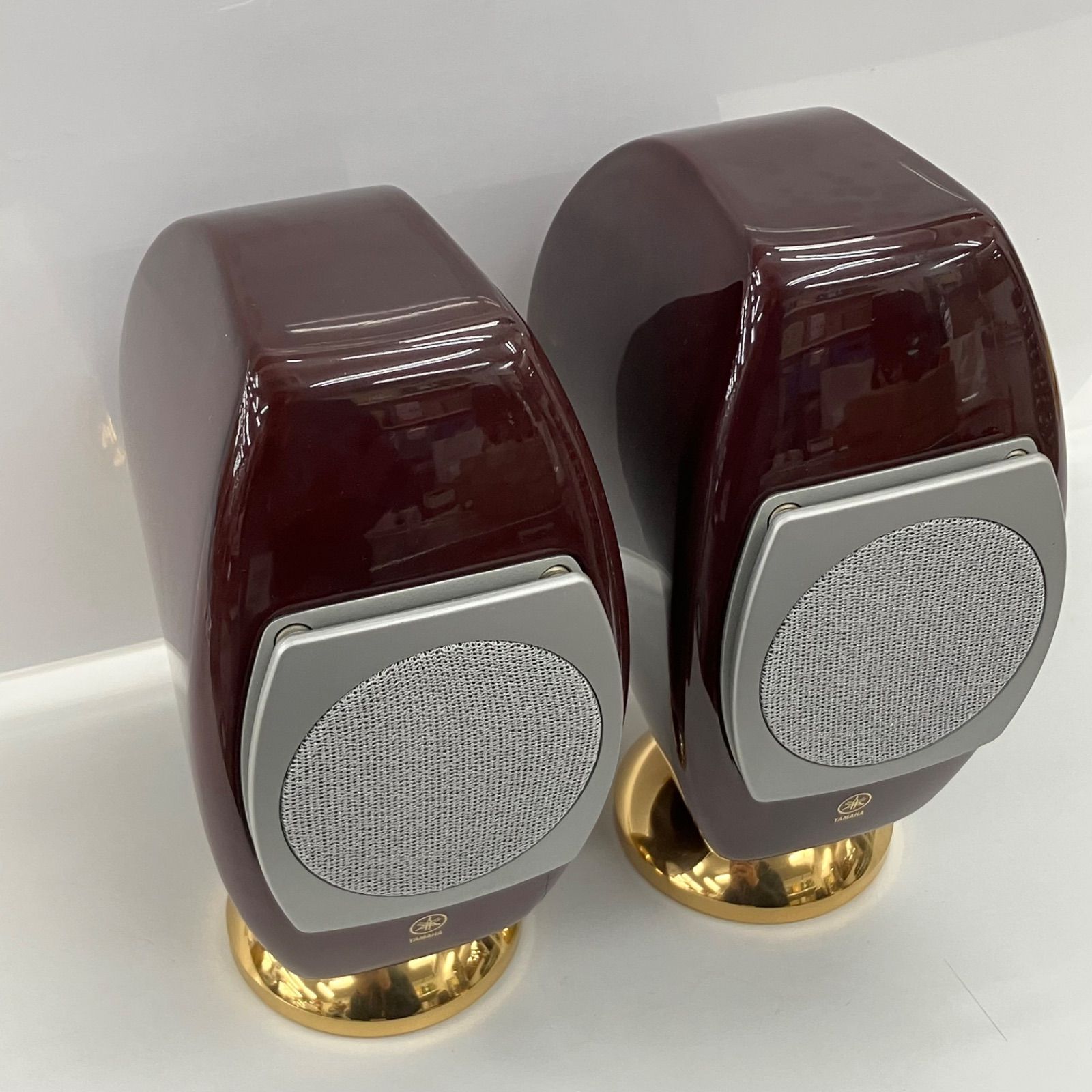 絶版！ ヤマハ スピーカー NS-pf7 マホガニー ヒビ有り マイクロサイズ