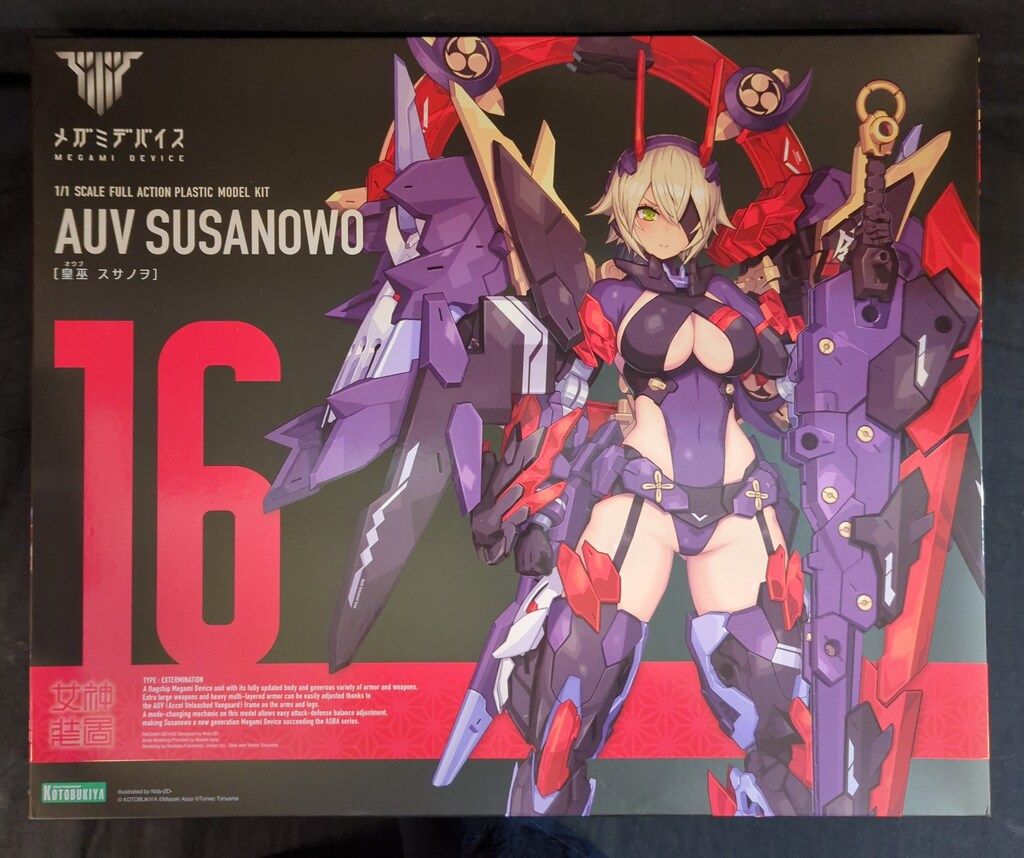 コトブキヤ メガミデバイス 皇巫 スサノヲ 特典付 再販版 16