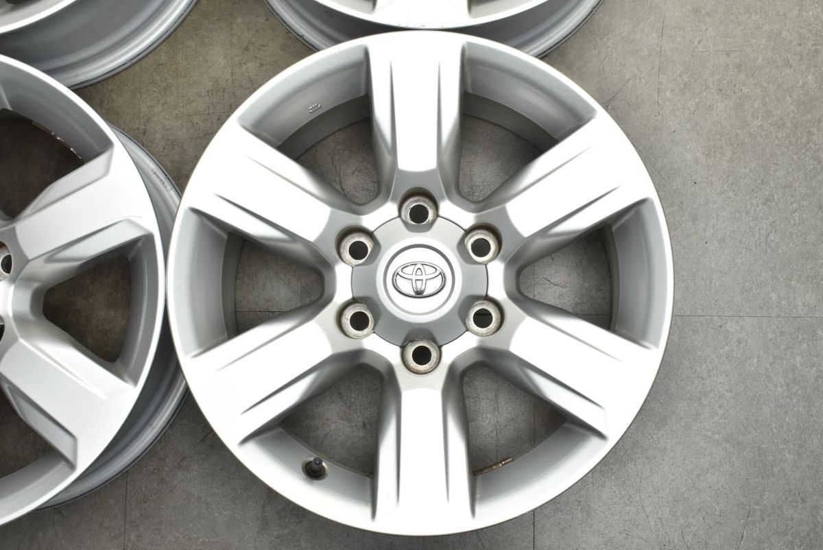 【トヨタ】ランドクルーザー　 プラド　150　中期　純正ホイール①　２本 TOYOTA トヨタ ランドクルーザー プラド 150系 中期 純正 中古