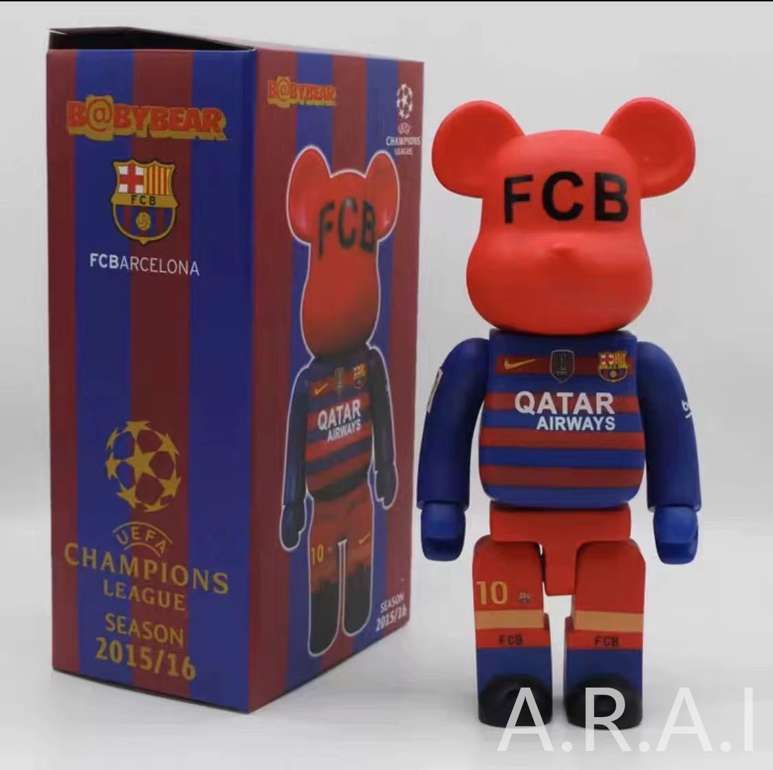 新品未使用】【割引価格】【数量限定】 ベアブリック BE@RBRICK FC Barcelona Barça Messi 400% 28センチ  FCバルセロナ メッシ - メルカリ