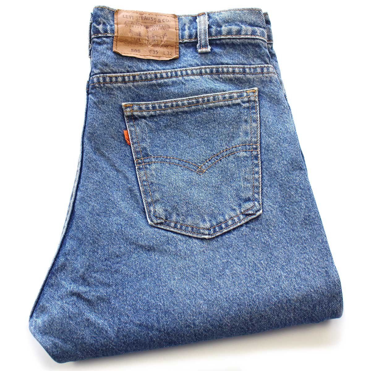 90s Levi sリーバイス 505 デニムパンツ W35 L32 SDP4282 ビンテージ ジーンズ ストレート サークルR ストーンウォッシュ