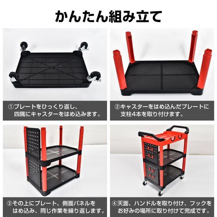キャスター 側面パネル付き