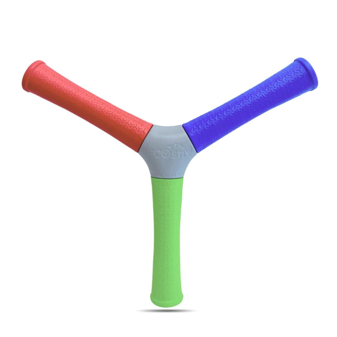 HECOstix ? レッド グリーン ブルー ? プレミアム手と目の協調&反応速度トレーニングツール スポーツパフォーマンス、エクササイズ、楽しみを向上 すべての年齢層向け [レッド、グリーン、ブルー。]