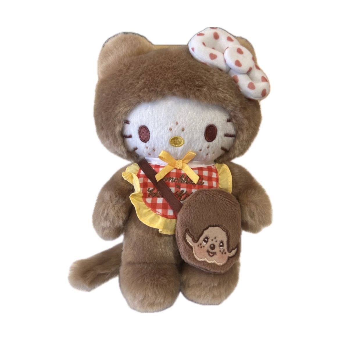 限定品！】モンチッチ×ハローキティ ハローキティS（ギンガムチェック