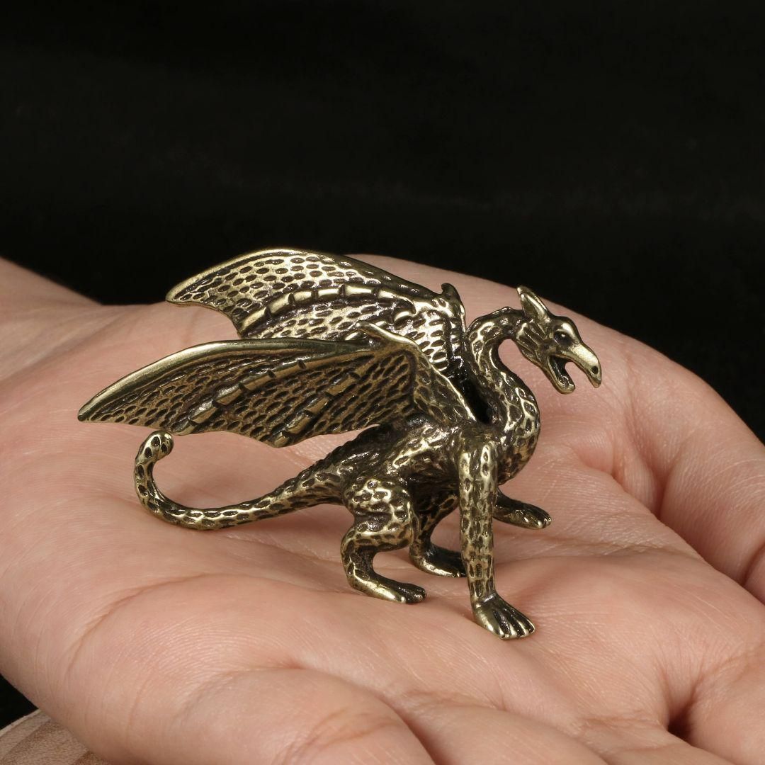 銅 細工 魔獣飛竜 茶道茶寵 装飾品 工芸品 置物 - メルカリ
