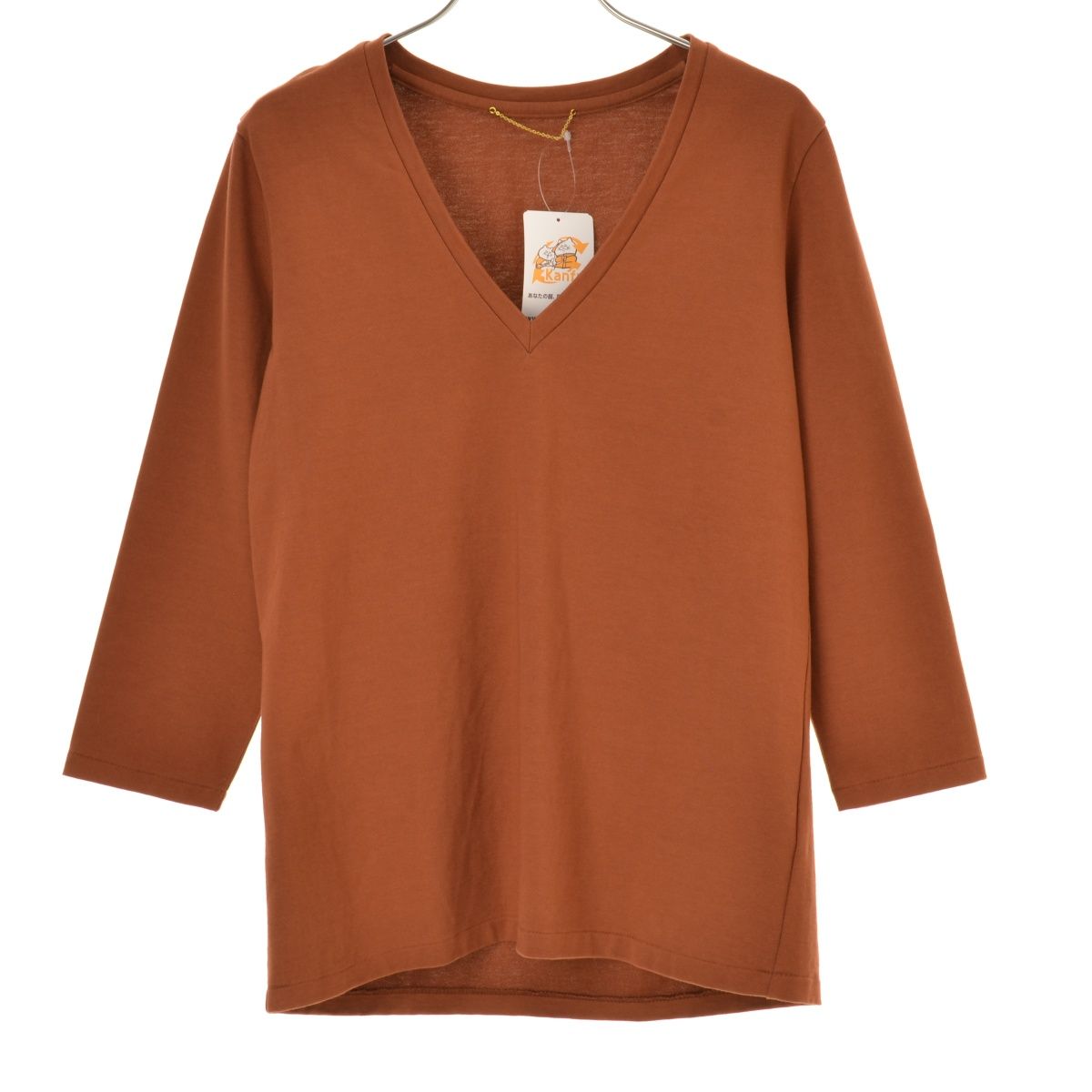 【MUSEdeDEUXIEMECLASSE】20070520904030 Vネック Tシャツ七分袖Tシャツ MUSEdeDEUXIEMECLASSE】20070520904030 Vネック Tシャツ七分袖Tシャツ