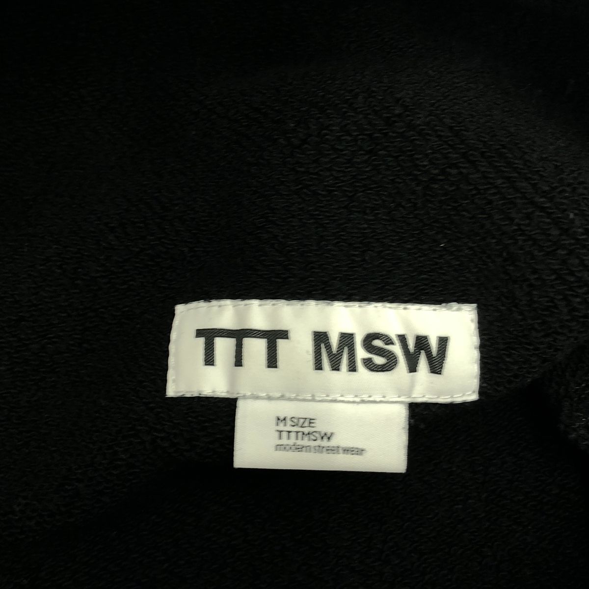TTT_MSW ティー ロゴスウェットパンツ TTT-PT07 ブラック M - メルカリ