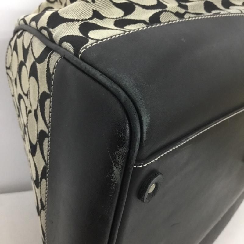 【美品】COACH コーチ ボストンバッグ シグネチャー キャンバス　4253 美品】コーチ ボストンバッグ キャンバス 大容量 シグネチャー