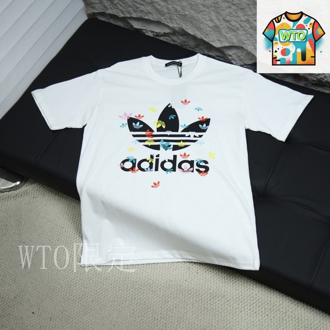 【関税・送料込み】adidas 4.0 ロゴ クルーネック 半袖 Tシャツ 4.0 ロゴ 半袖Tシャツ（ジェンダーニュートラル） / アディダス