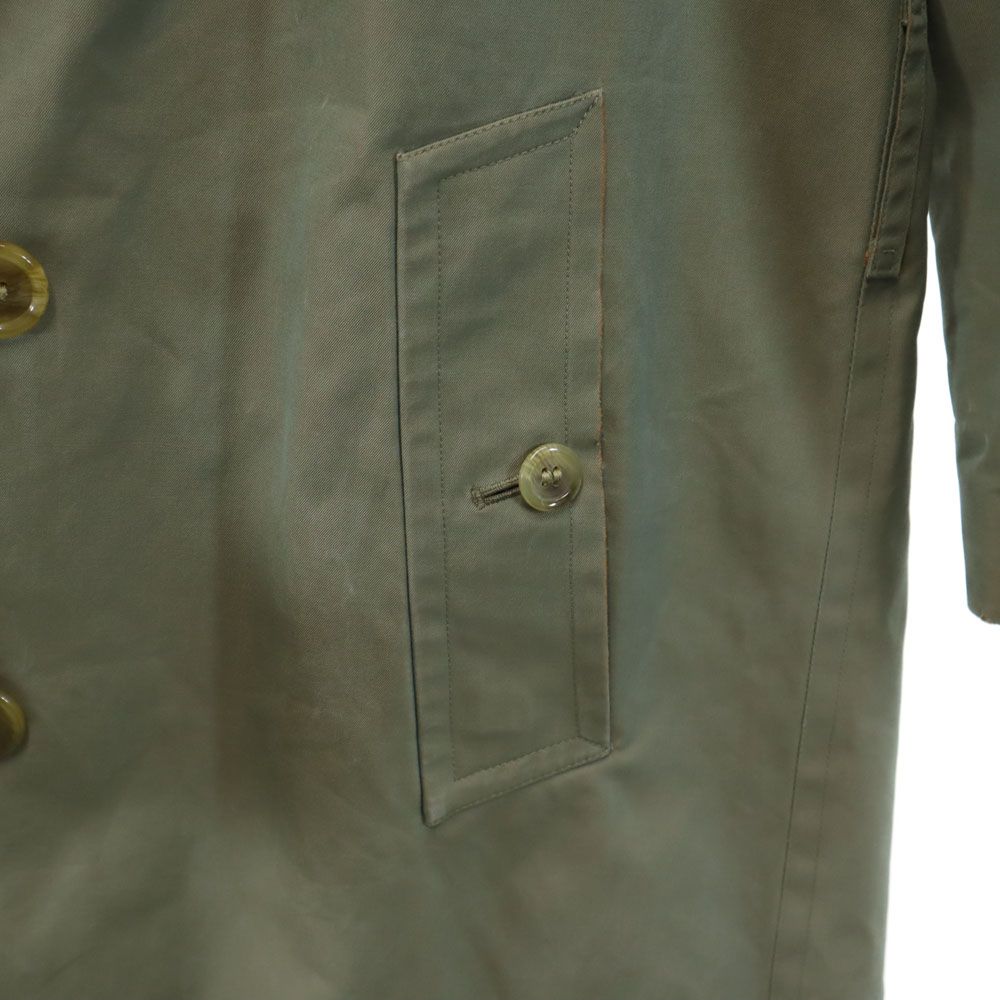 Burberrys バーバリーズ 80s 90s ヴィンテージ イングランド製 ノバチェック柄 トレンチコート 玉虫色 ライナー、ベルト欠損 メンズ Burberrys バーバリーズ 80s 90s ヴィンテージ イングランド製 ノバ