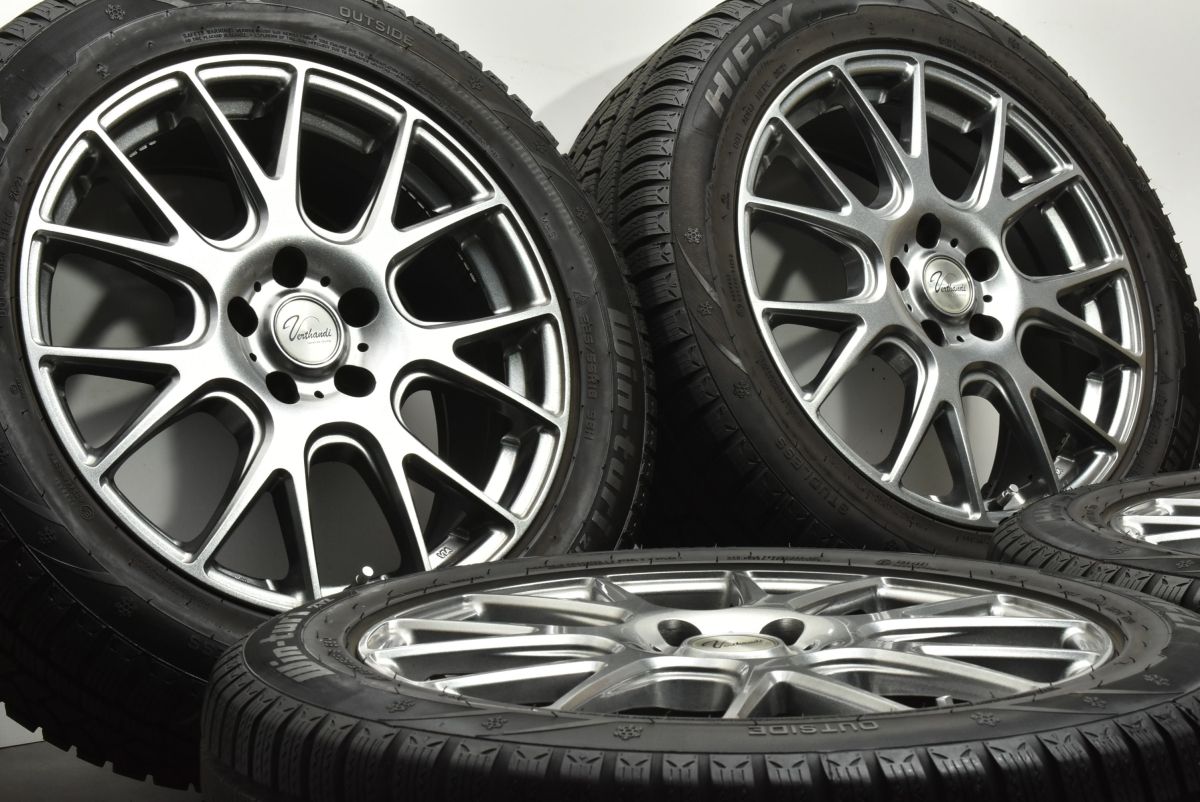 超バリ溝 Verthandi YH-M7V 18in 7.5J 38 PCD114.3 ハイフライ 225 55R18 デリカD 5 エクリプスクロス アウトランダー