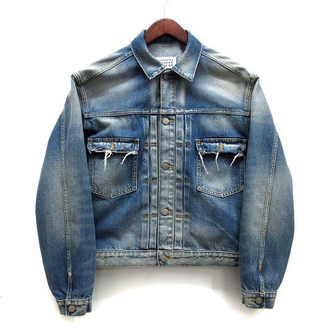 新品 46 24ss マルジェラ lee タイプ デニムジャケット 17403 Maison