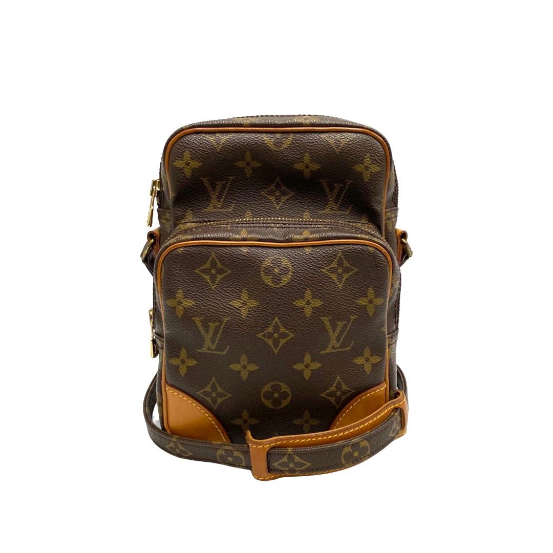 極 美品 LOUIS VUITTON ルイヴィトン アマゾン モノグラム レザー 本革