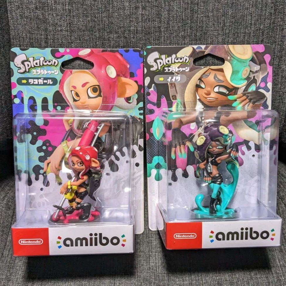 新品未使用　amiibo スプラトゥーンテンタクルズ（ヒメ、イイダ）アミーボ